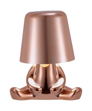 Casaya Figurtischleuchte 2 Rosegold, 16cm, 997214